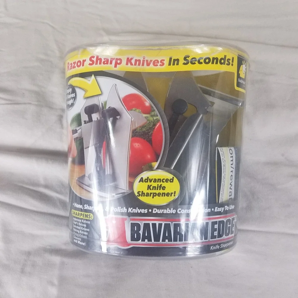 Bavarian Edge Knife Sharpener Unisex OS Silver Excellent Tungsten Carbide Dual